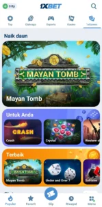 Halaman Utama 1xGames 1xBet App